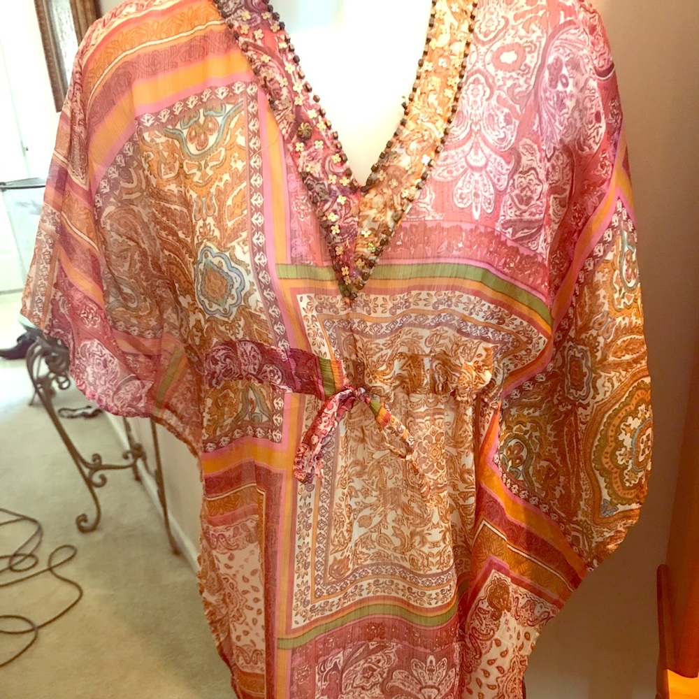 Sheer shirt or cover up